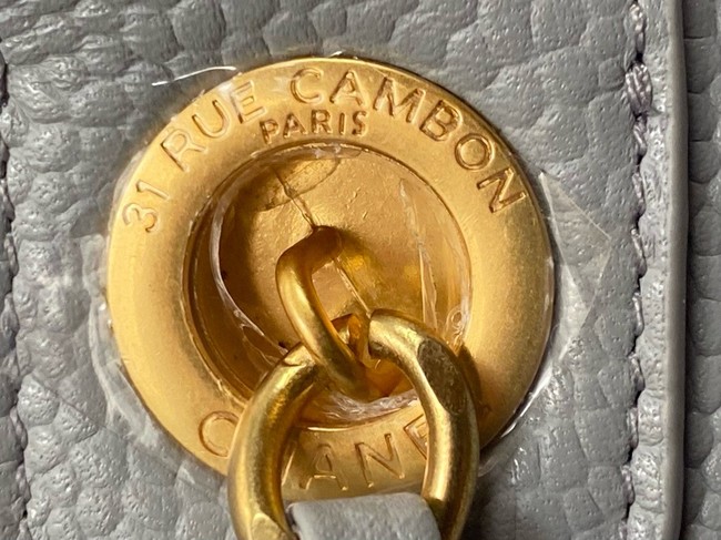 CHANEL Large Tote A66941 light gray