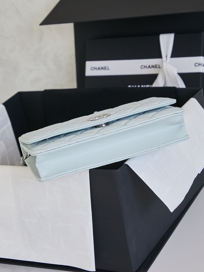 CHANEL Wallet On Chain AP3723 light blue