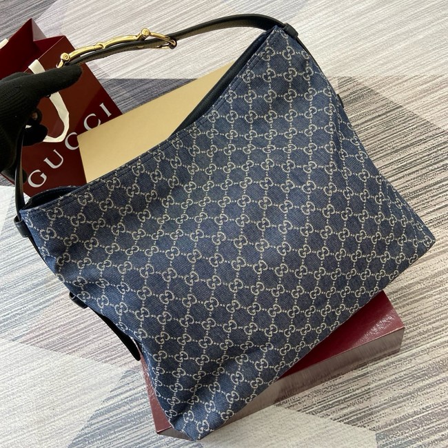 Gucci Beatrix large tote bag 850546 dark blue
