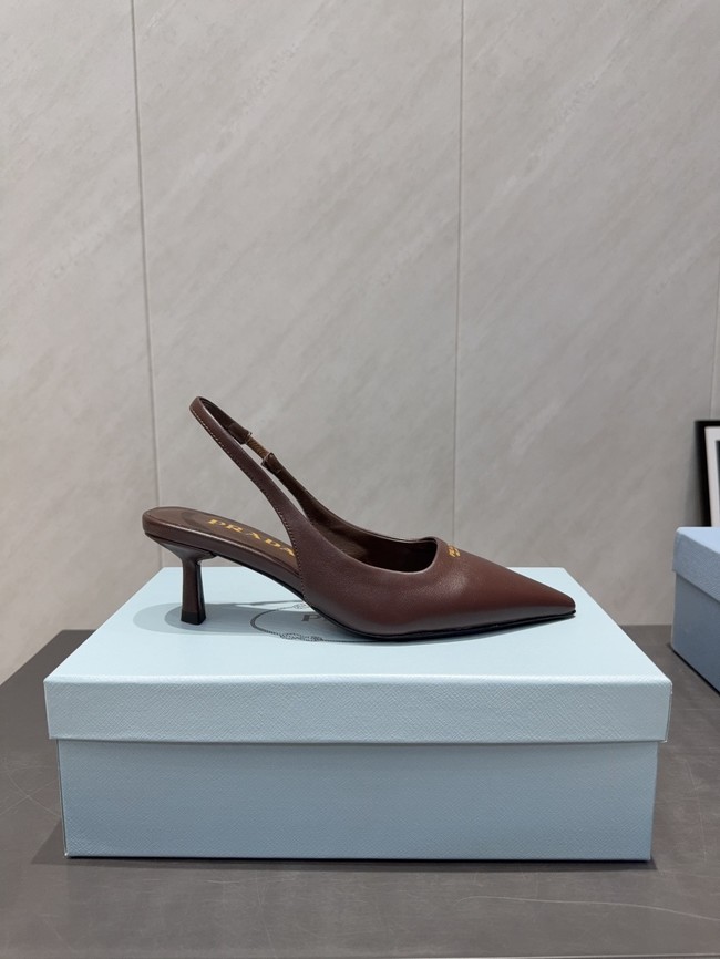 Prada leather slingback pumps 1I901M-6