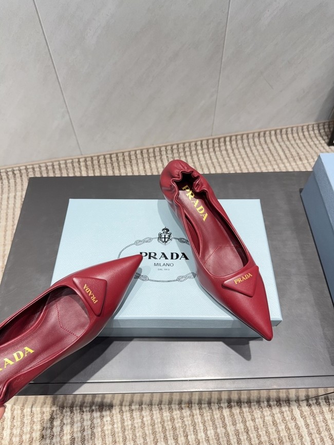 Prada Mordore leather pumps 87221-7
