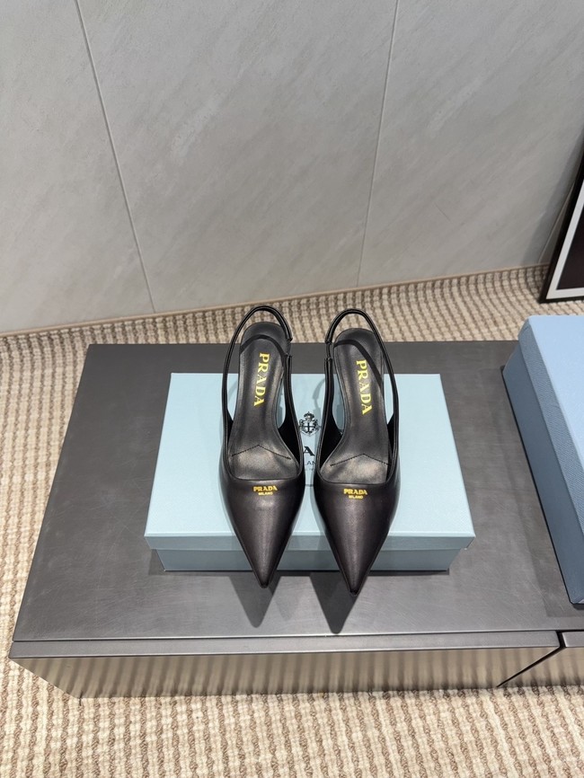 Prada leather slingback pumps 1I901M-8