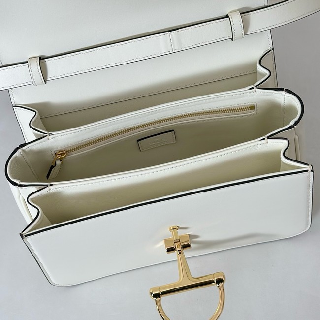 Gucci Siena medium top handle bag 855535 white