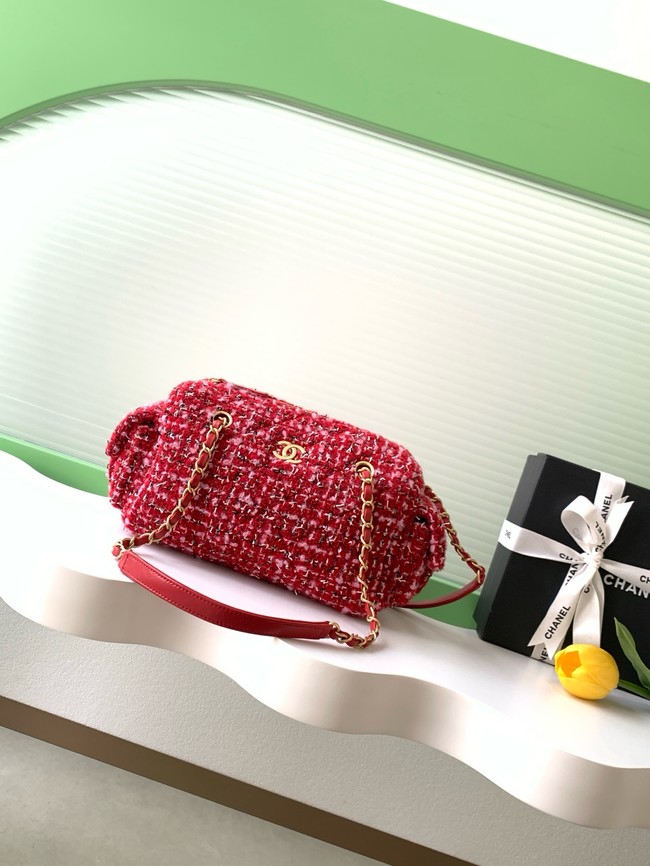 Chanel Small Bowling Bag AS5792 Red