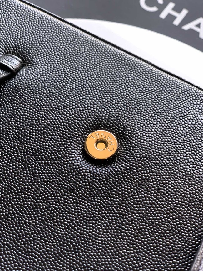 CHANEL Small Flap Bag AS6130 black