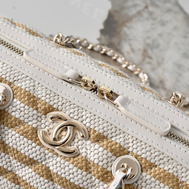 CHANEL Clutch With Chain AP4986 Beige & Light Beige