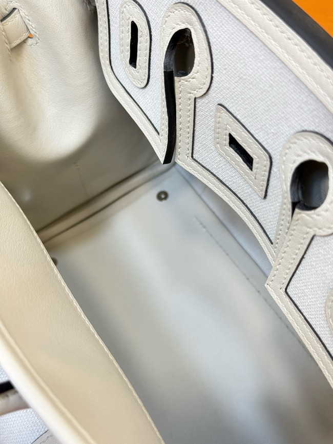 Hermes Birkin Toile & Cuir H6987-7