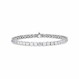 Rivière Platinum 10.33ctw Diamond Tennis Bracelet