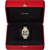 Santos de Cartier skeleton watch WHSA0019