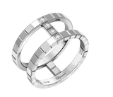 Ice Cube White Gold Diamond Ring