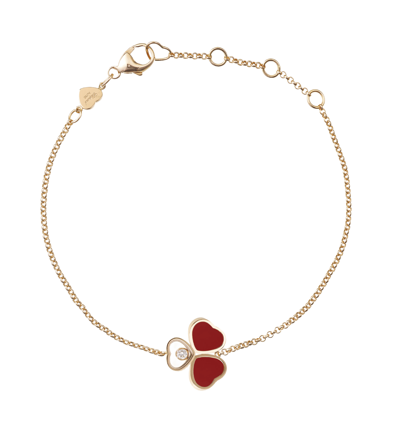 Happy Hearts Wings Red Stone