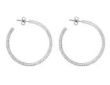 1.94ct Diamond Hoop Earrings
