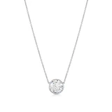 Rivière Platinum 1.80Ct Diamond Solitaire Necklace, GIA Certified
