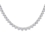 Rivière Platinum 23.03ctw Diamond Graduated Necklace, GIA Certified
