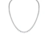 Rivière Platinum 23.03ctw Diamond Graduated Necklace, GIA Certified