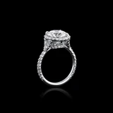 Rivière Platinum 3.02ct Round Brilliant Cut Diamond Ring, GIA Certified