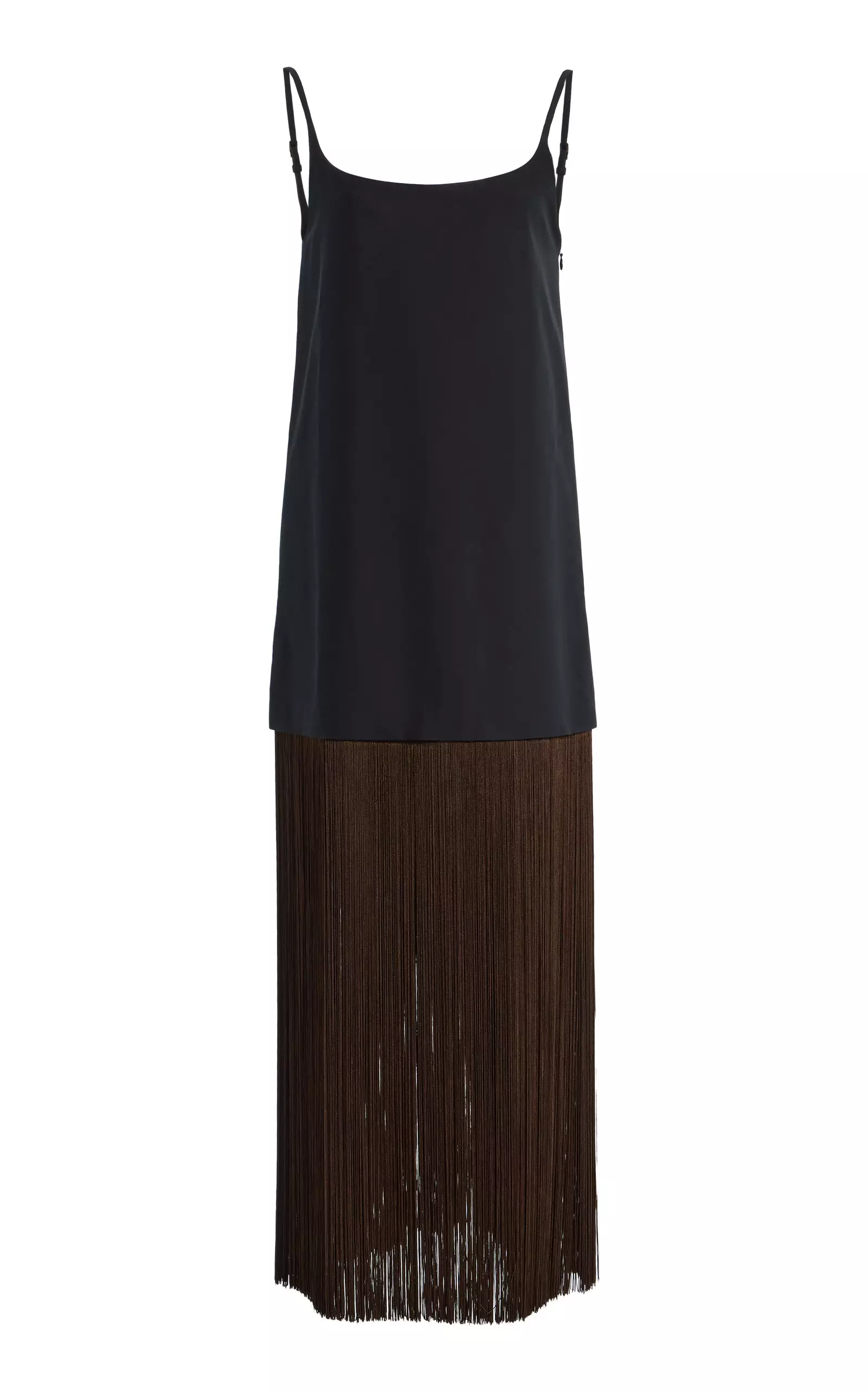 Fringe Cotton Slip Dress