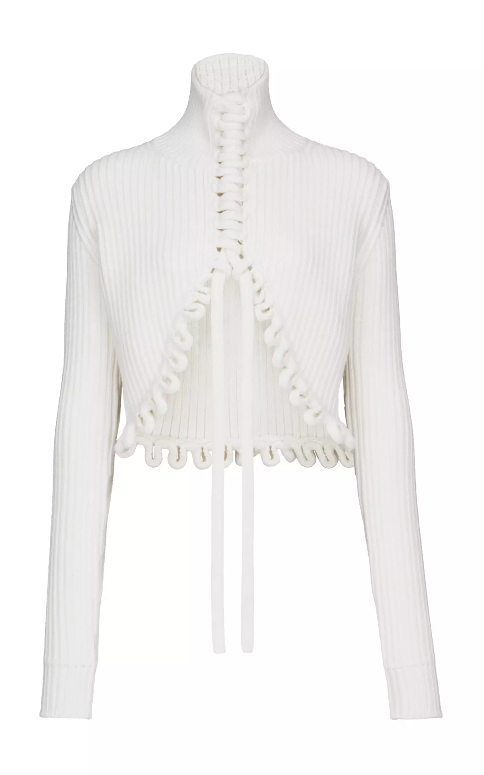 Cropped Wool Sweater