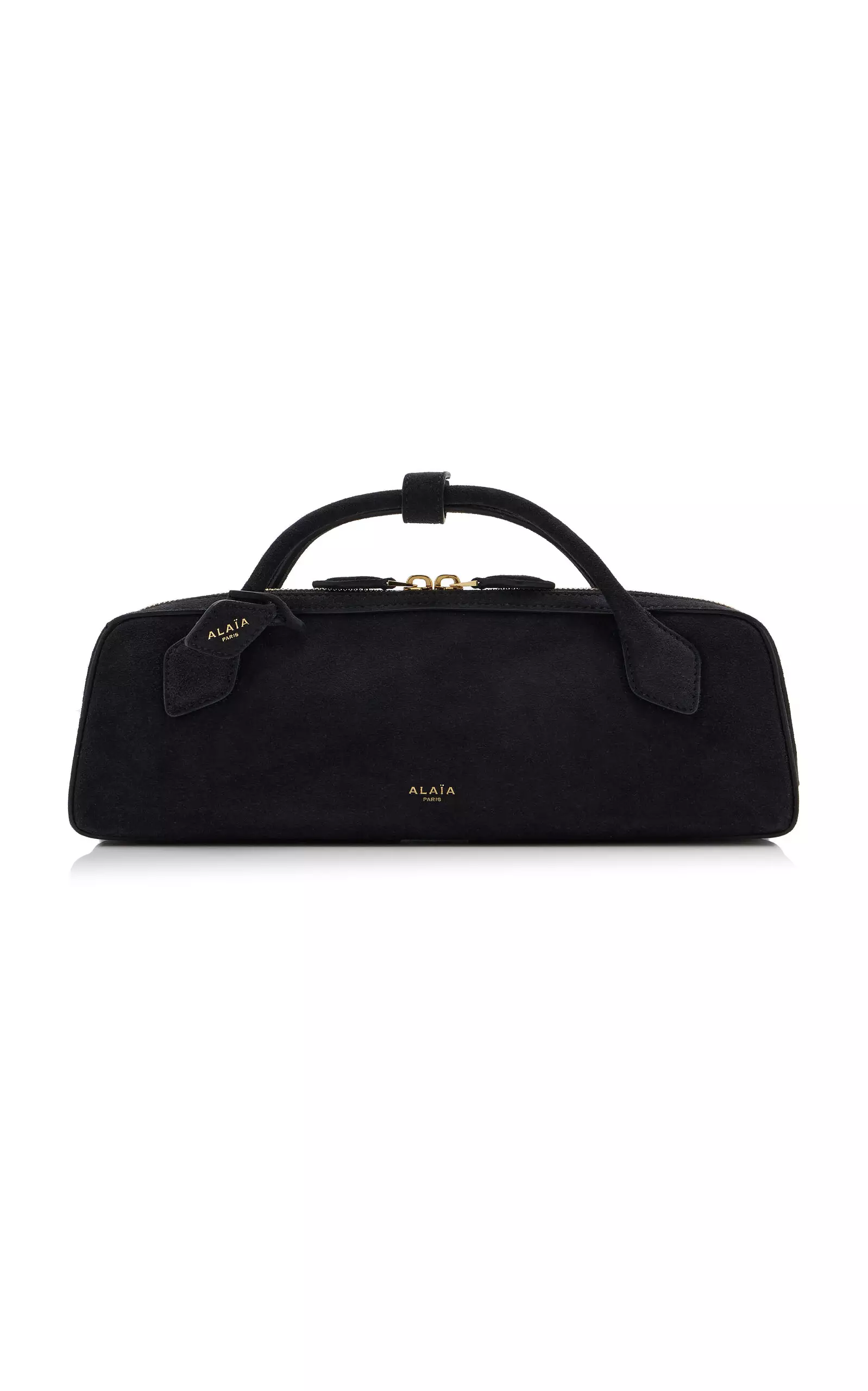 Le Teckel Suede Clutch