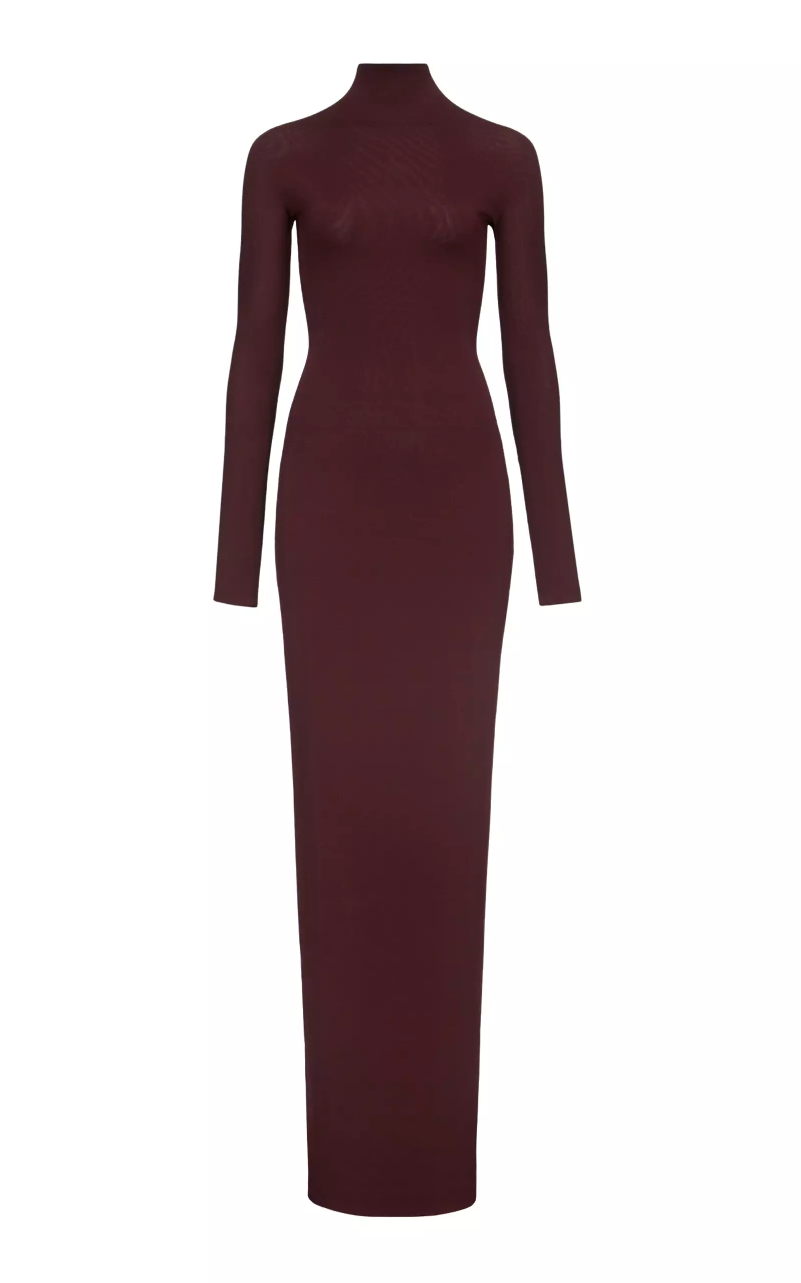 Ruched Back Georgette Maxi Dress