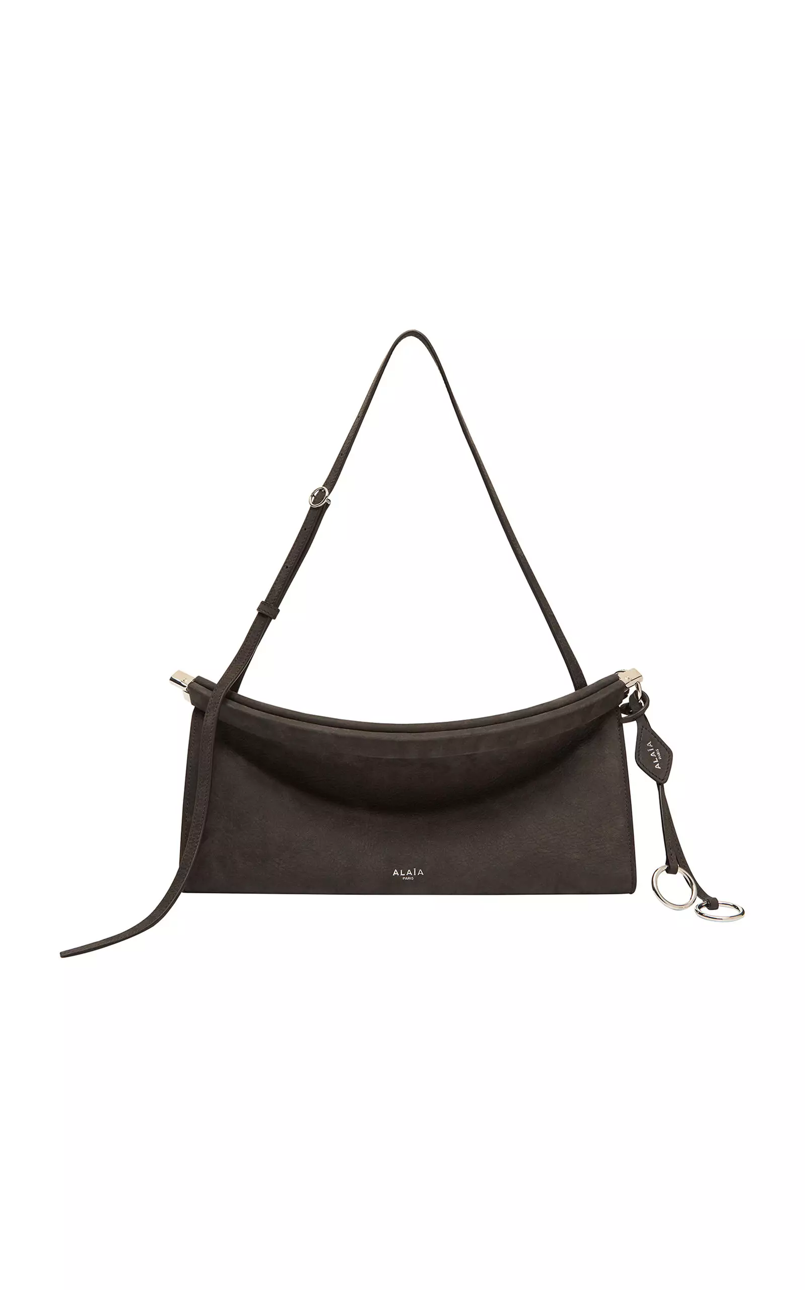 Le Click Medium E/W Calf Leather Bag