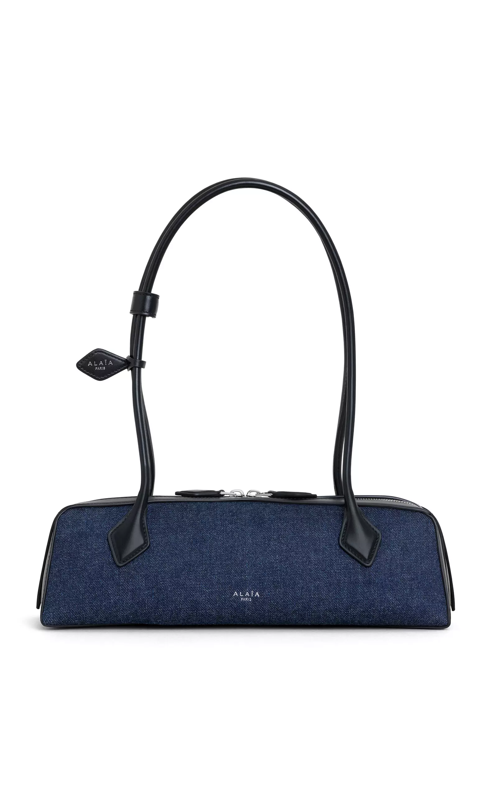 Le Teckel Medium Denim Shoulder Bag