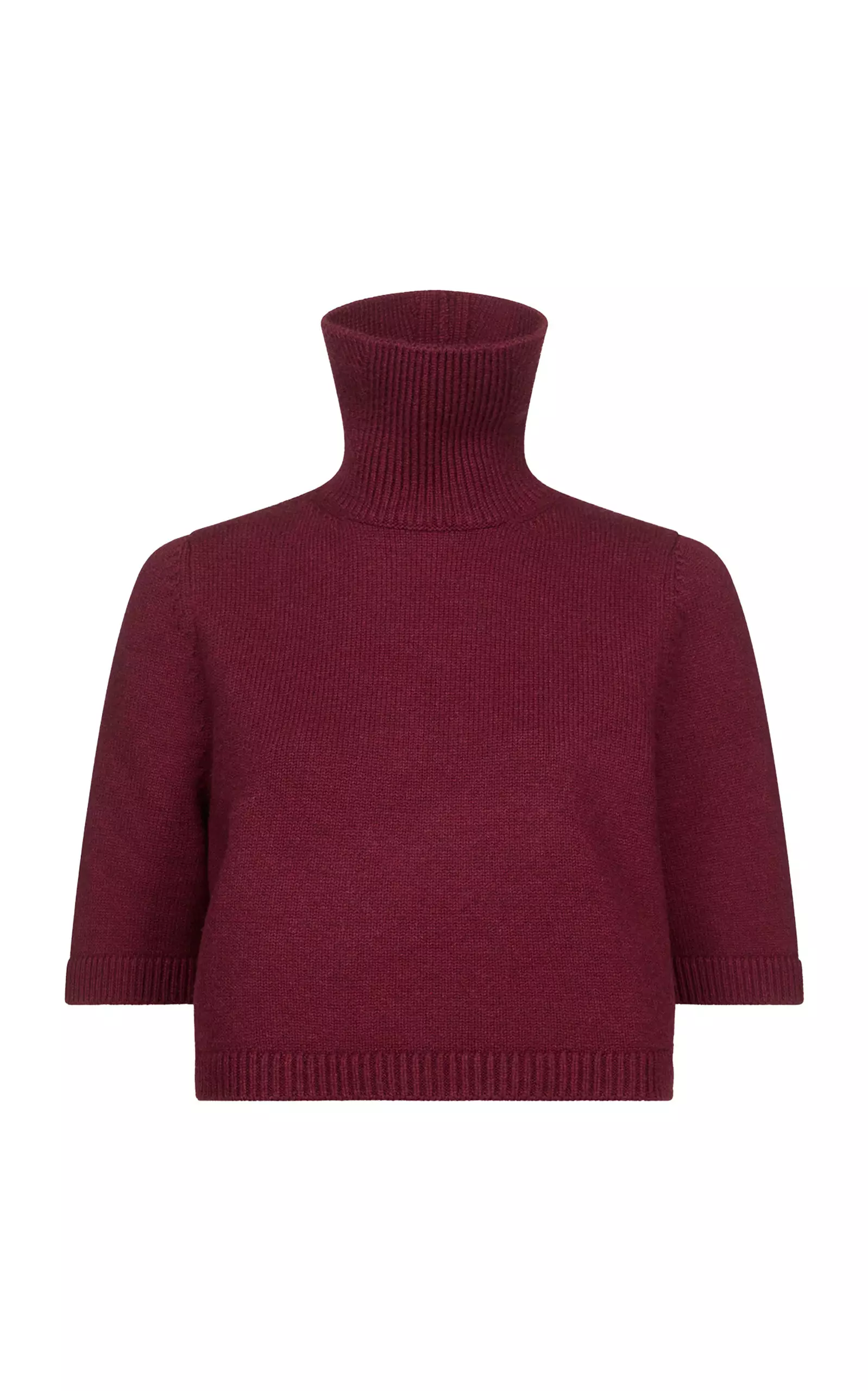 Cropped Cashmere-Blend Sweater