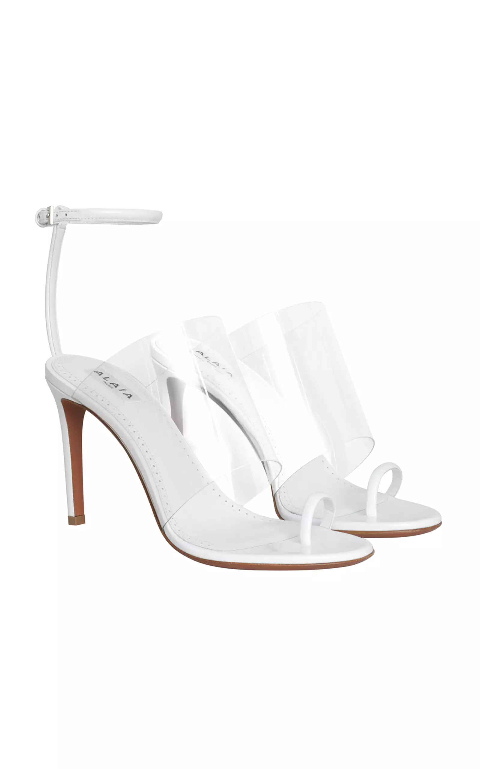 Asymmetric PU-Leather Sandals