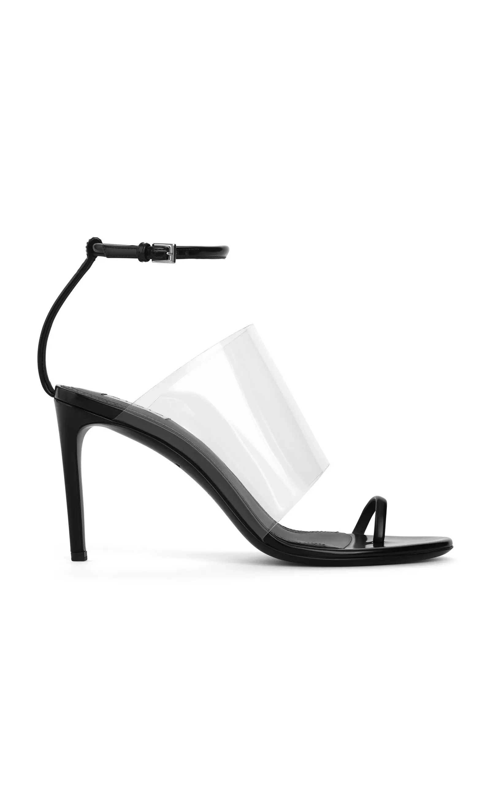 Asymmetric PU-Leather Sandals