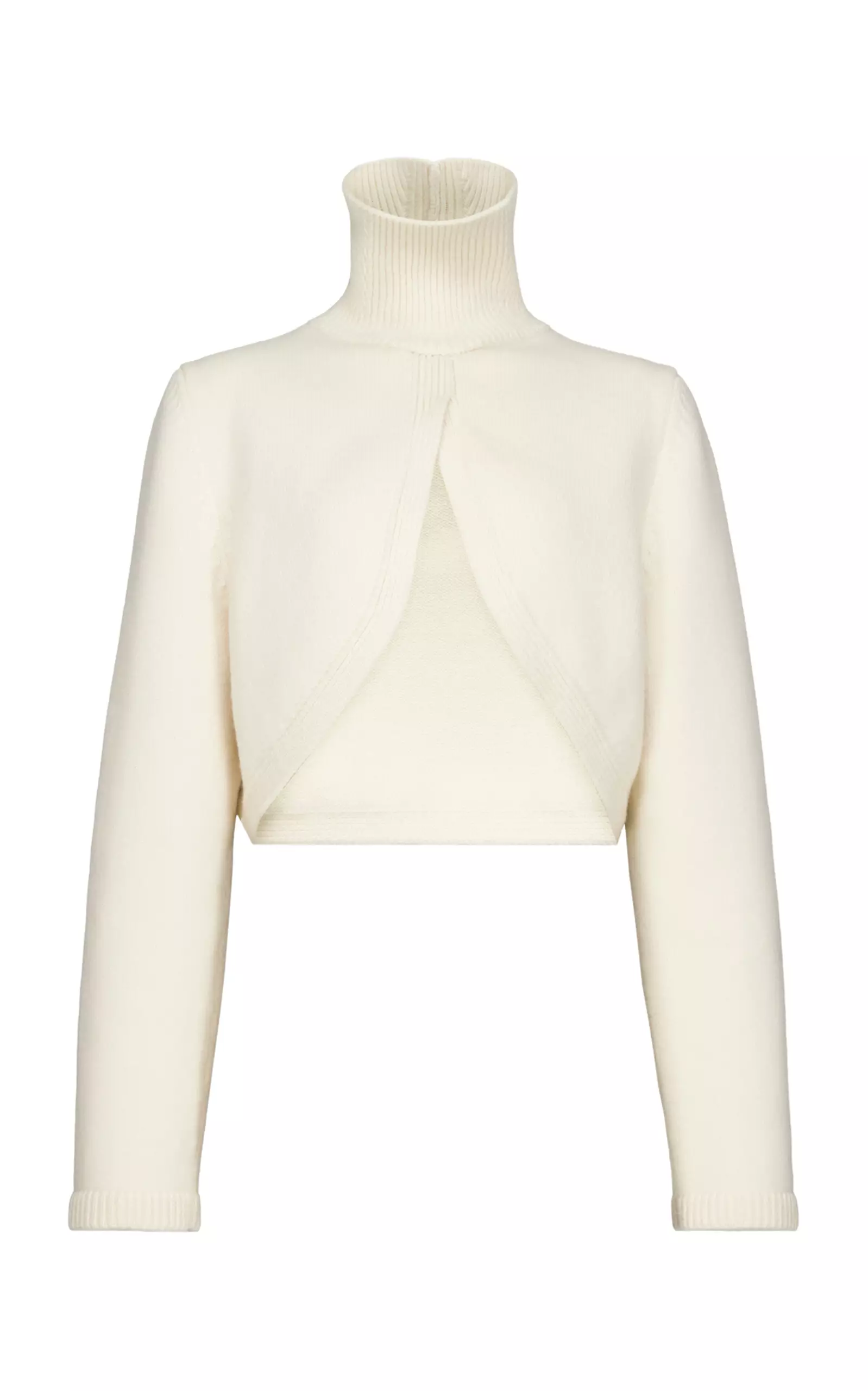 Cut-Out Cashmere-Blend Jumper