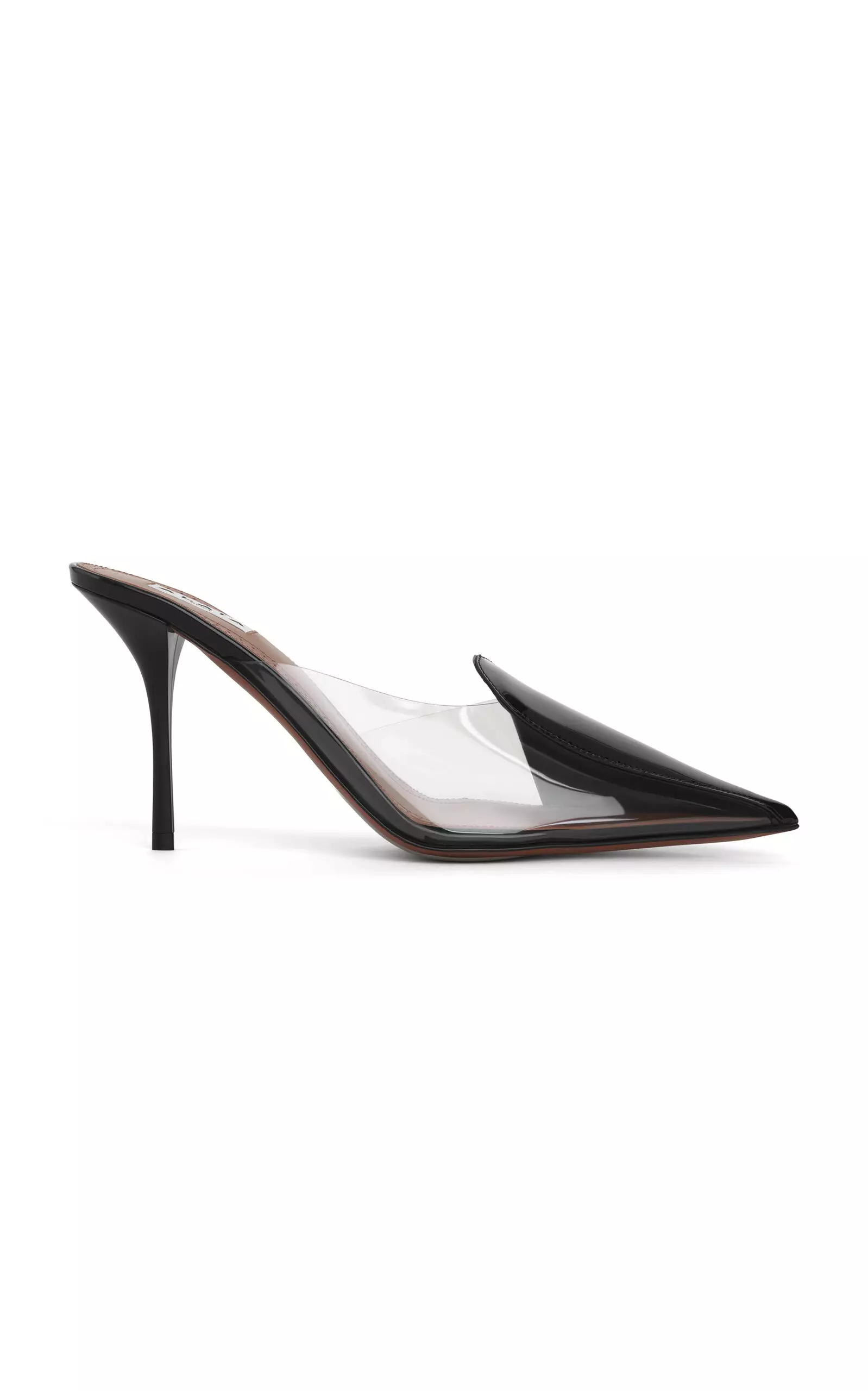 Demi-Cœur Patent Leather Mules