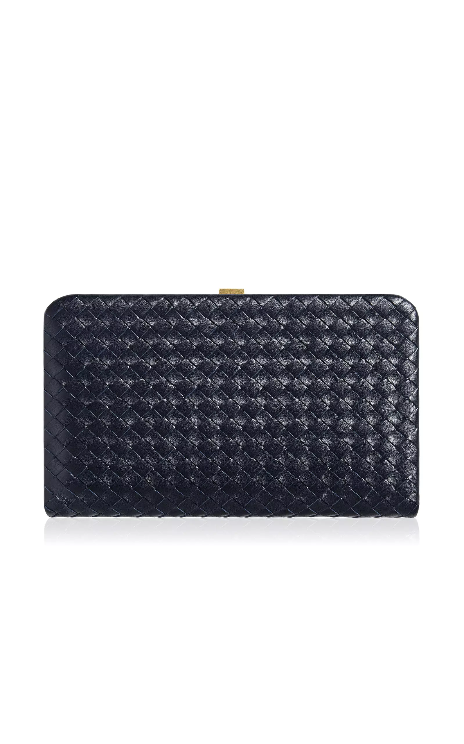 Mezzanotte Intrecciato Leather Clutch