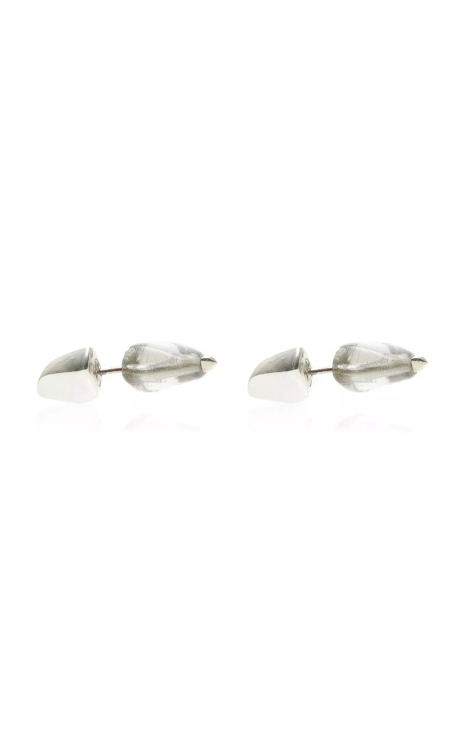 Glass Sterling Silver Earrings