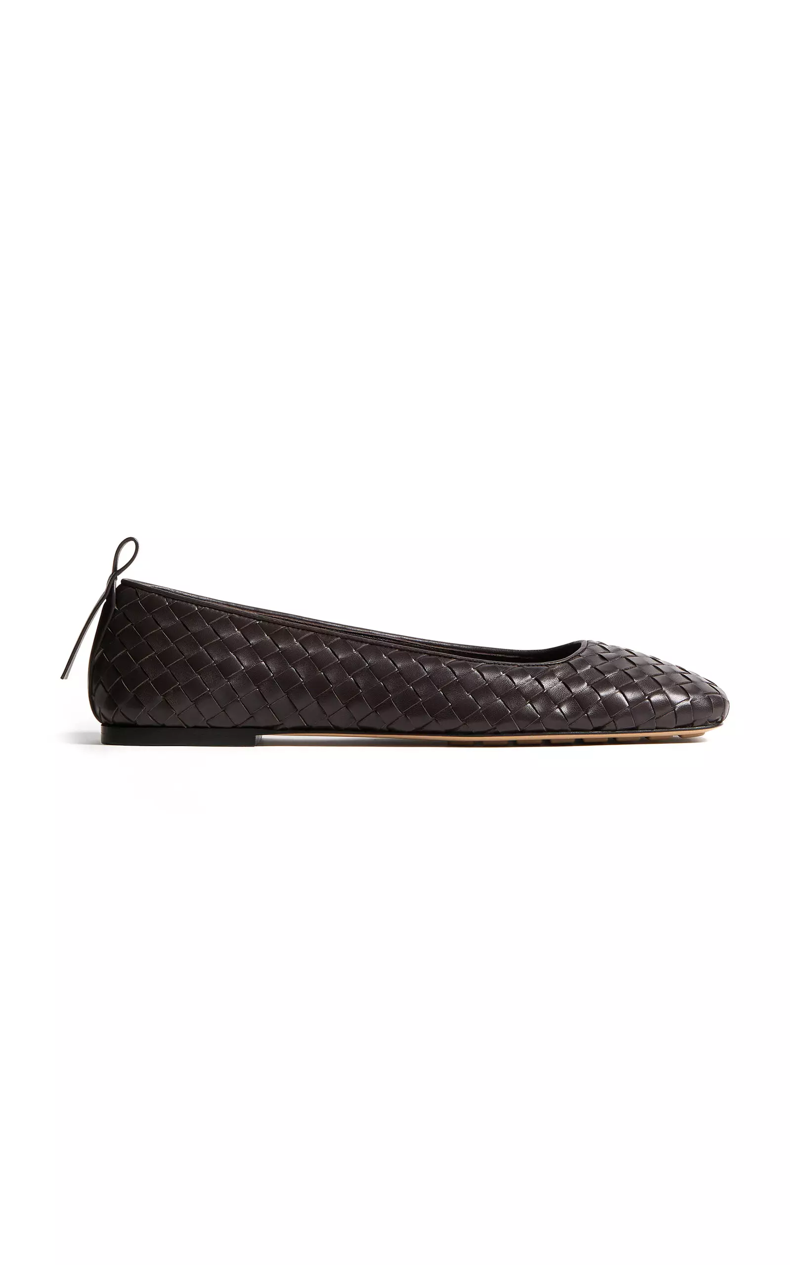 Intecciato Leather Ballet Flats