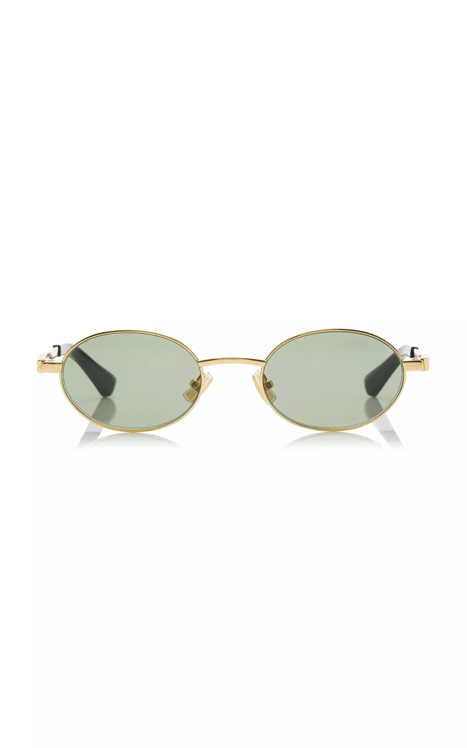 Round-Frame Metal Sunglasses