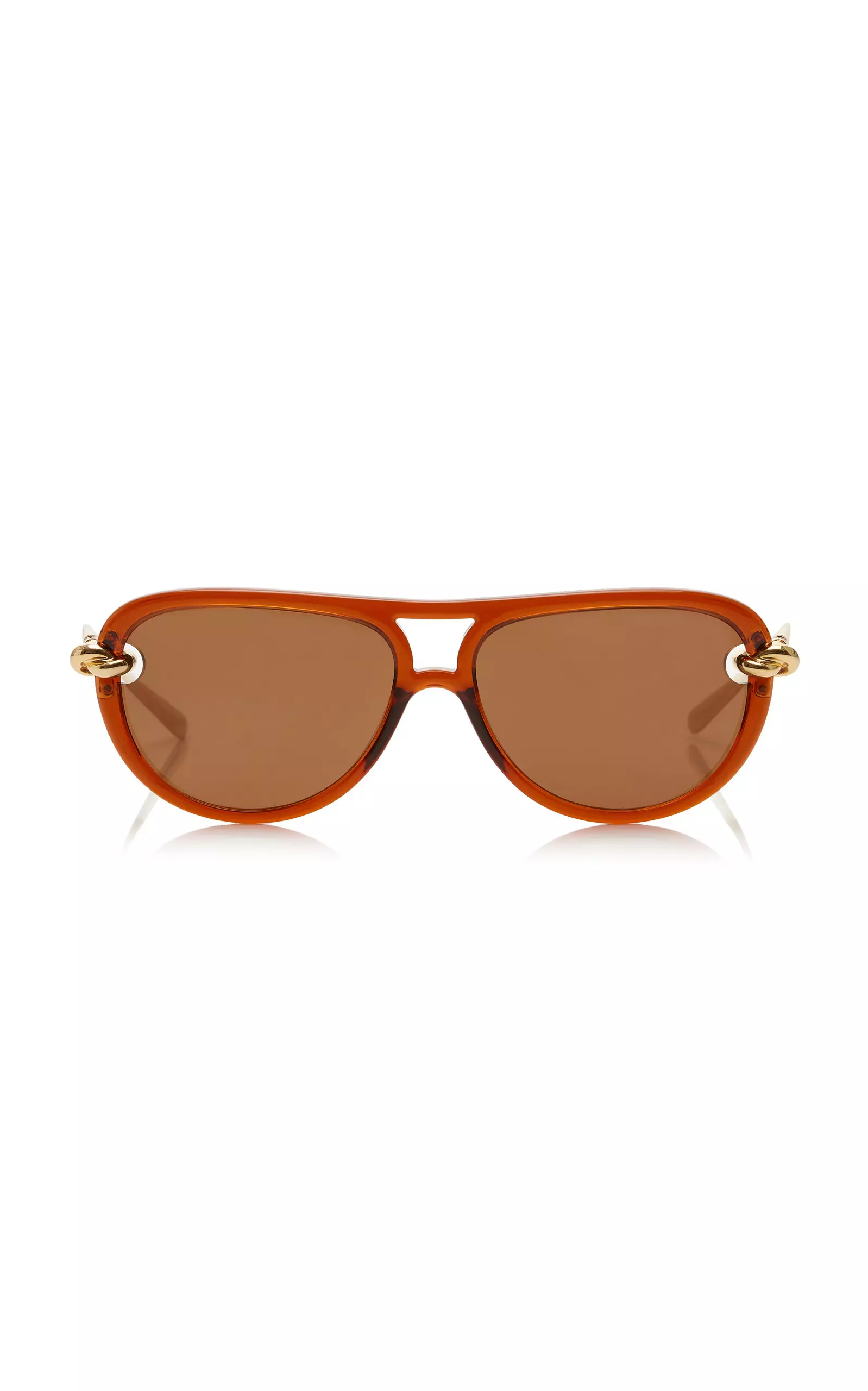 Aviator-Frame Acetate Sunglasses