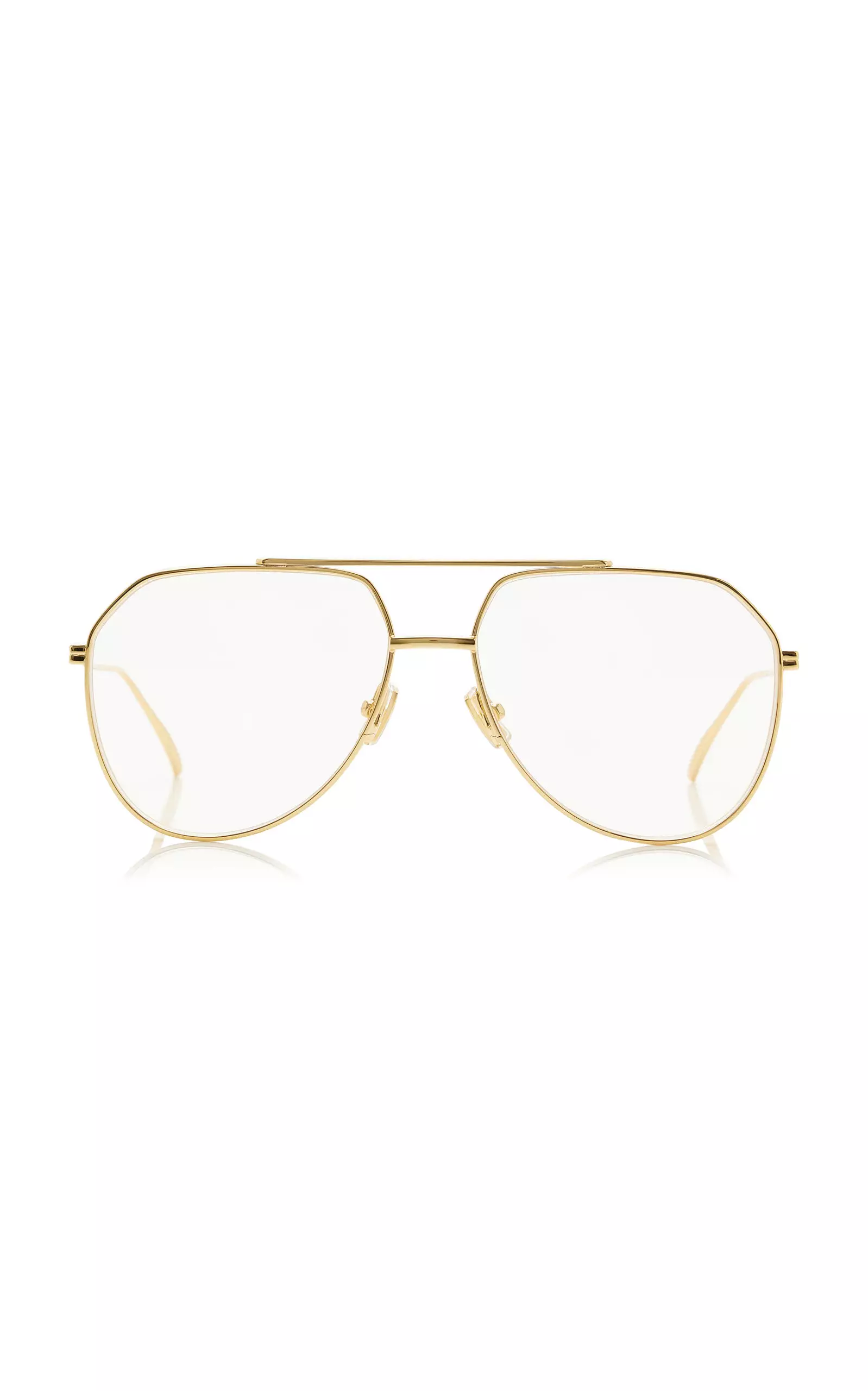 Aviator-Frame Metal Glasses