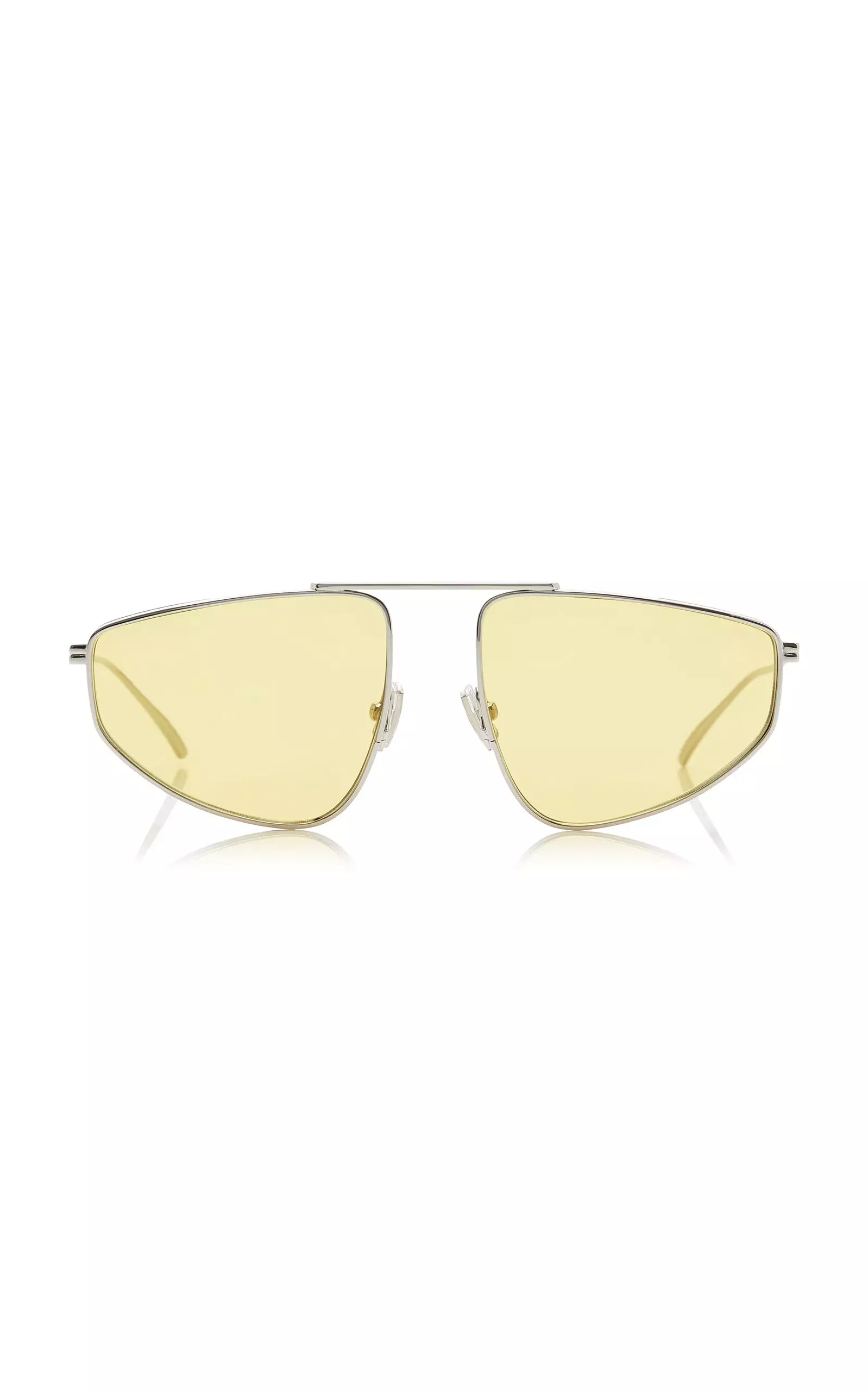 Aviator-Frame Metal Sunglasses