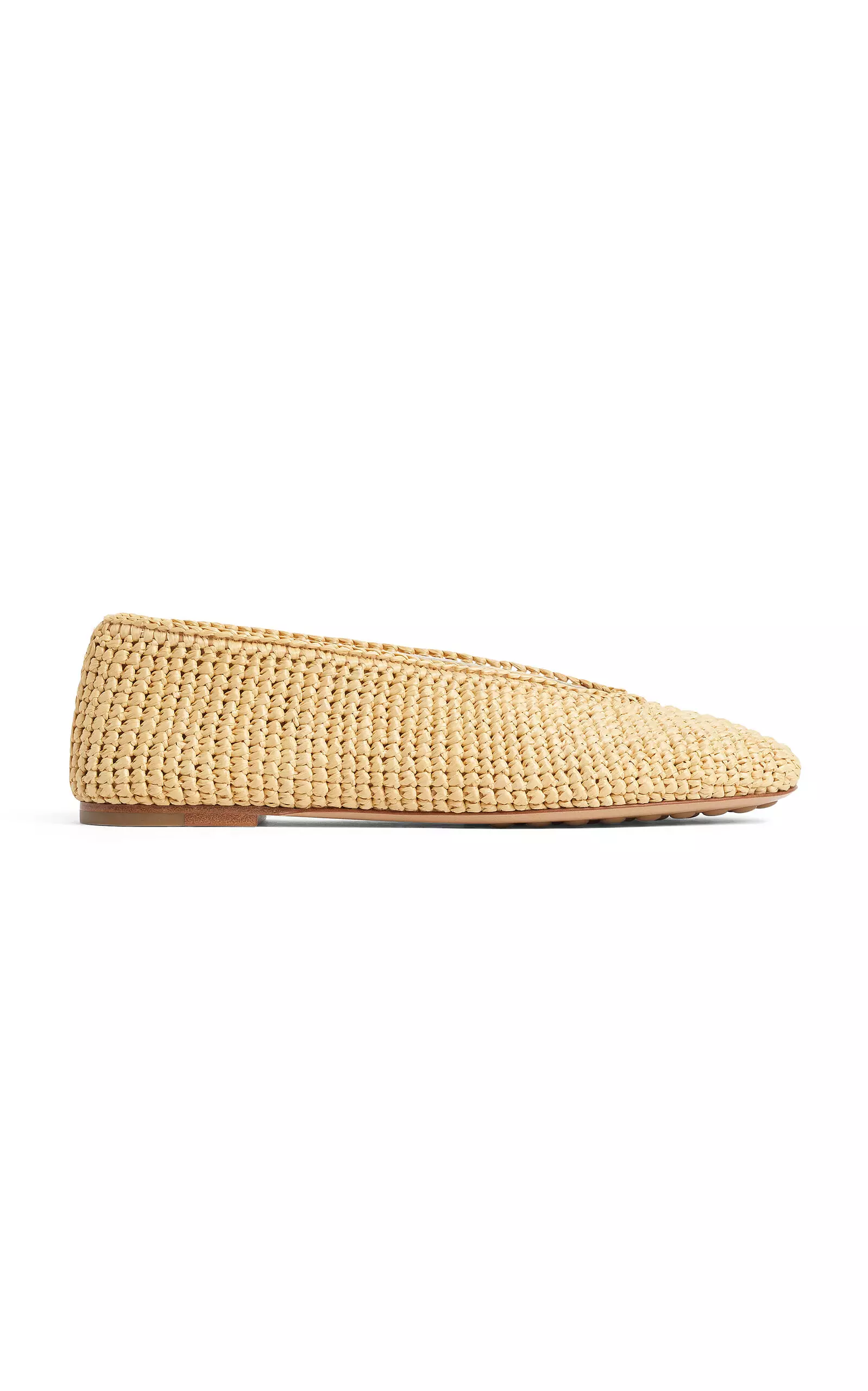 Rosa Ballerina Raffia Flats