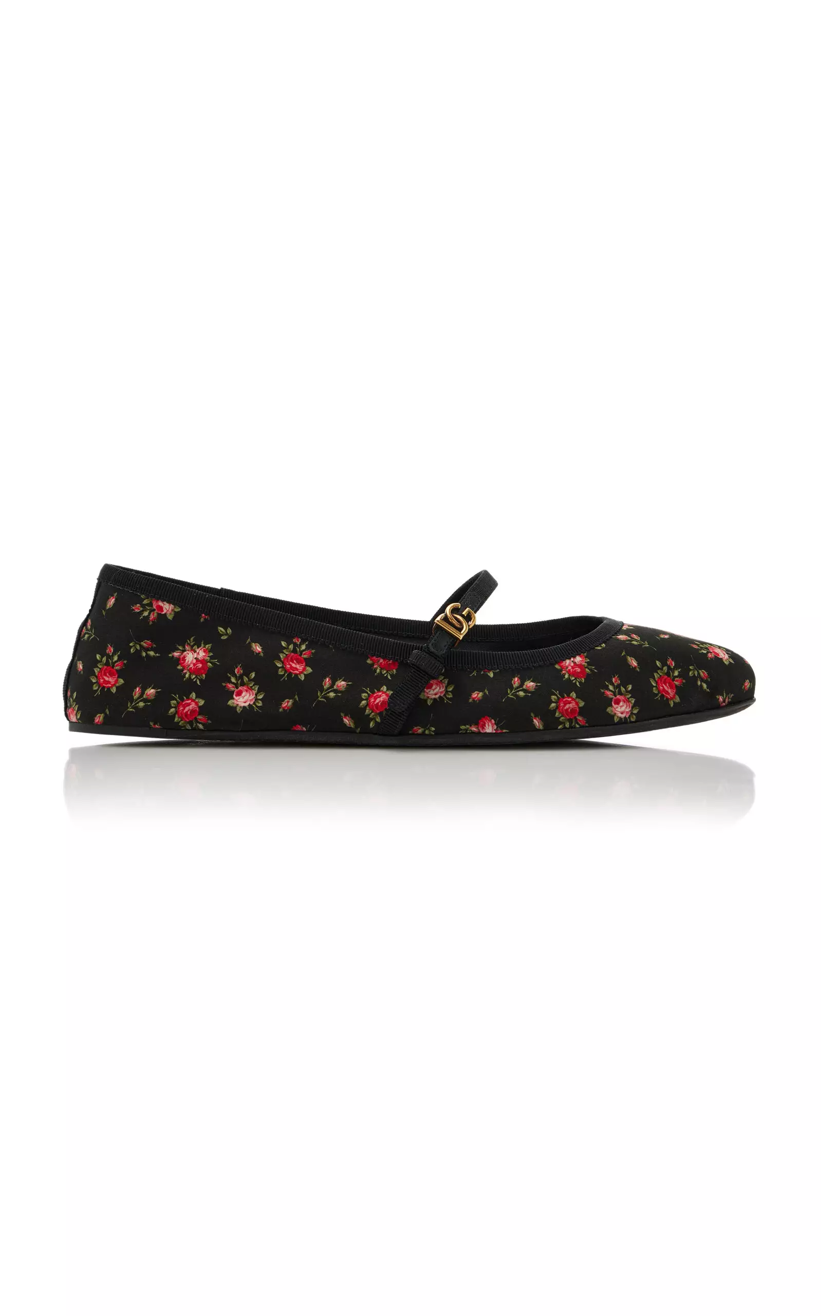 Vally Floral-Print Ballet Flats