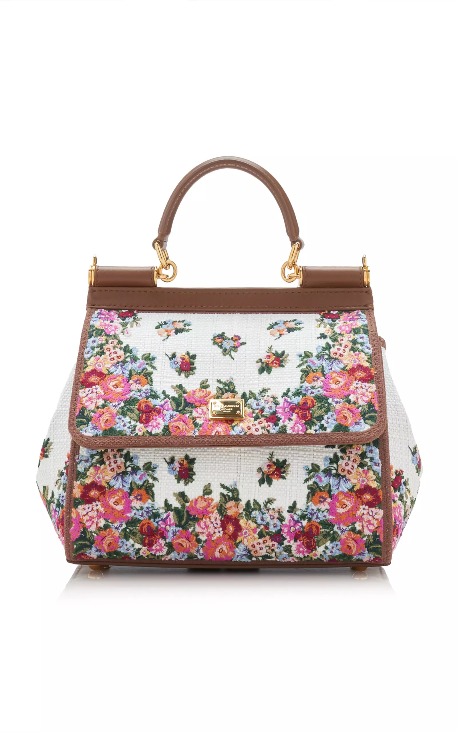 Re-Edition 2000's Sicily Canvas Floral Bag