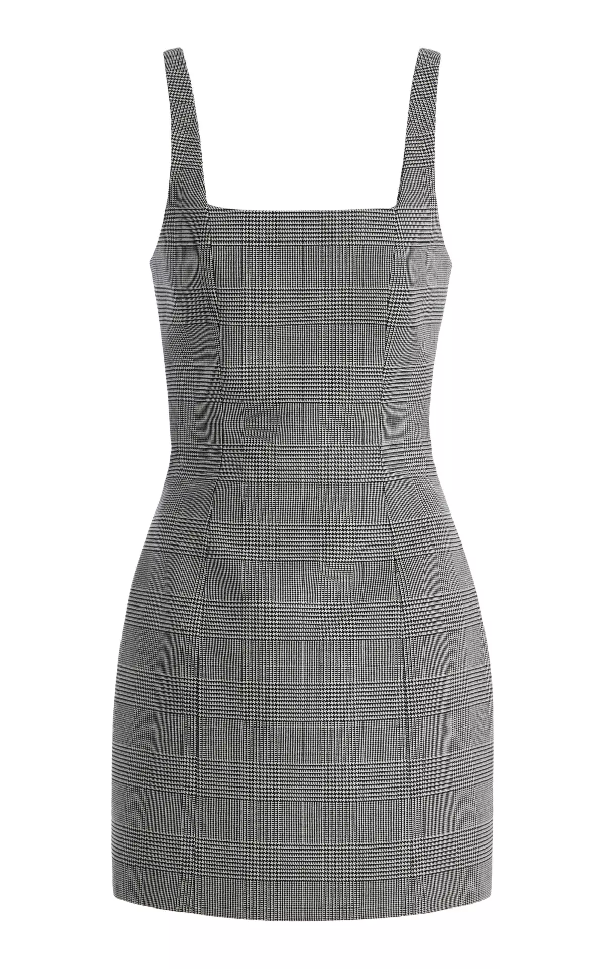 Prince of Wales Jacquard Short Dress