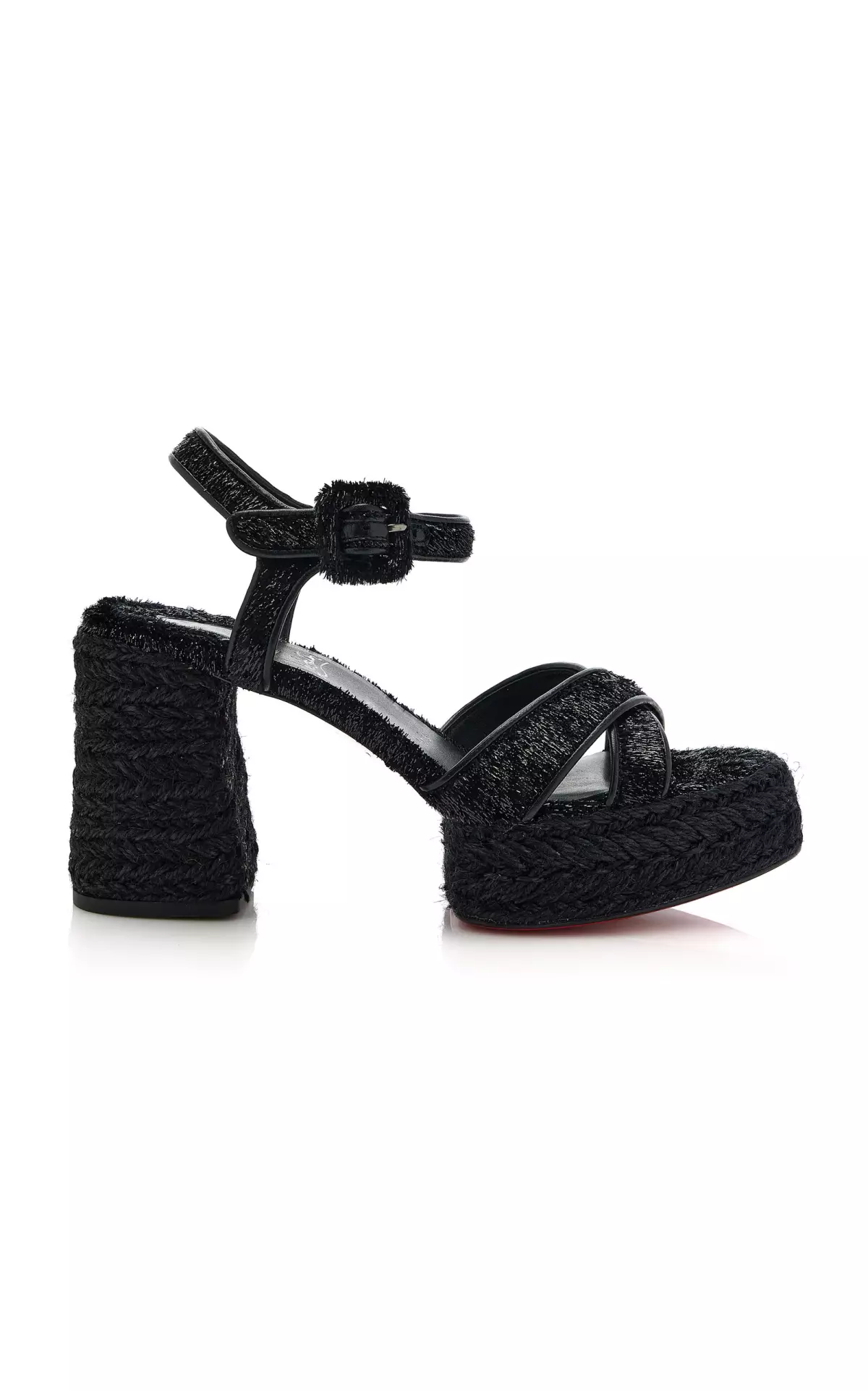 Calakala 85mm Velvet-Trimmed Heeled Sandals