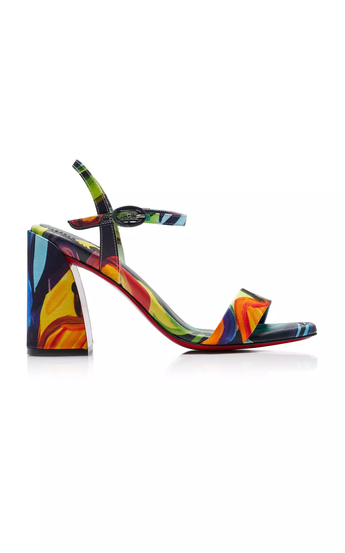Miss Jane 85mm Printed Satin Sandals