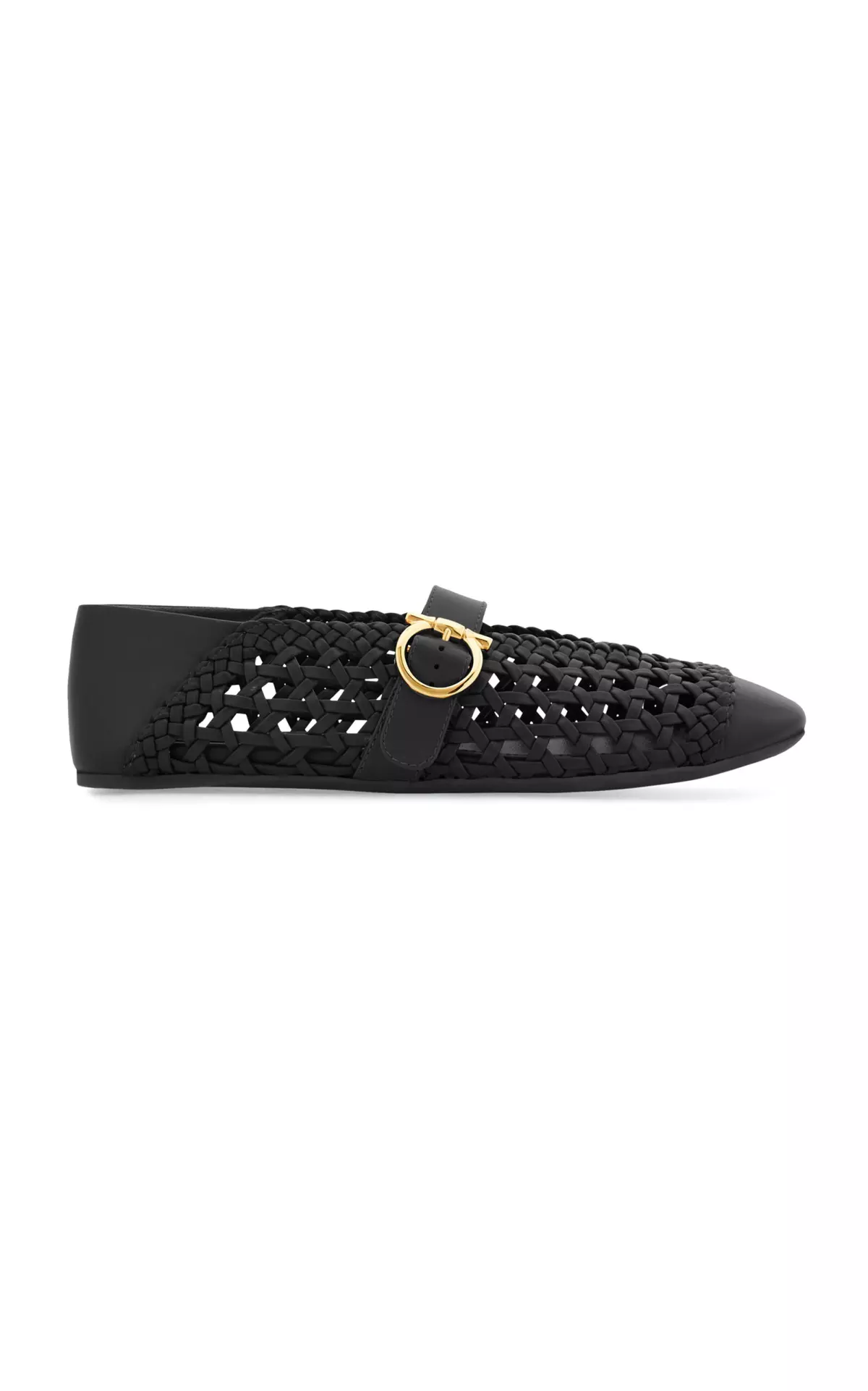 Nena Woven Leather Flats