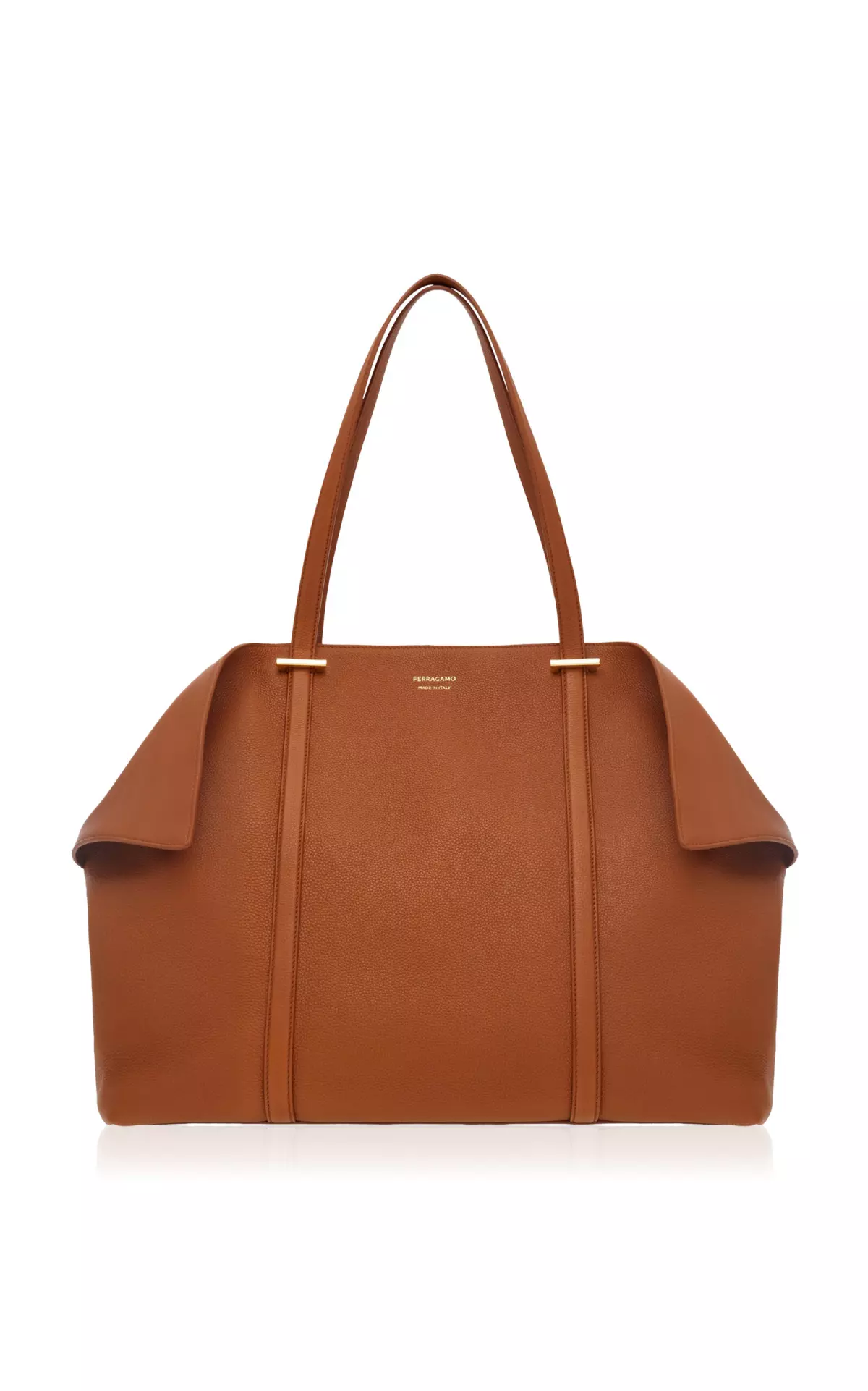 Scarf Large Leather Tote Bag