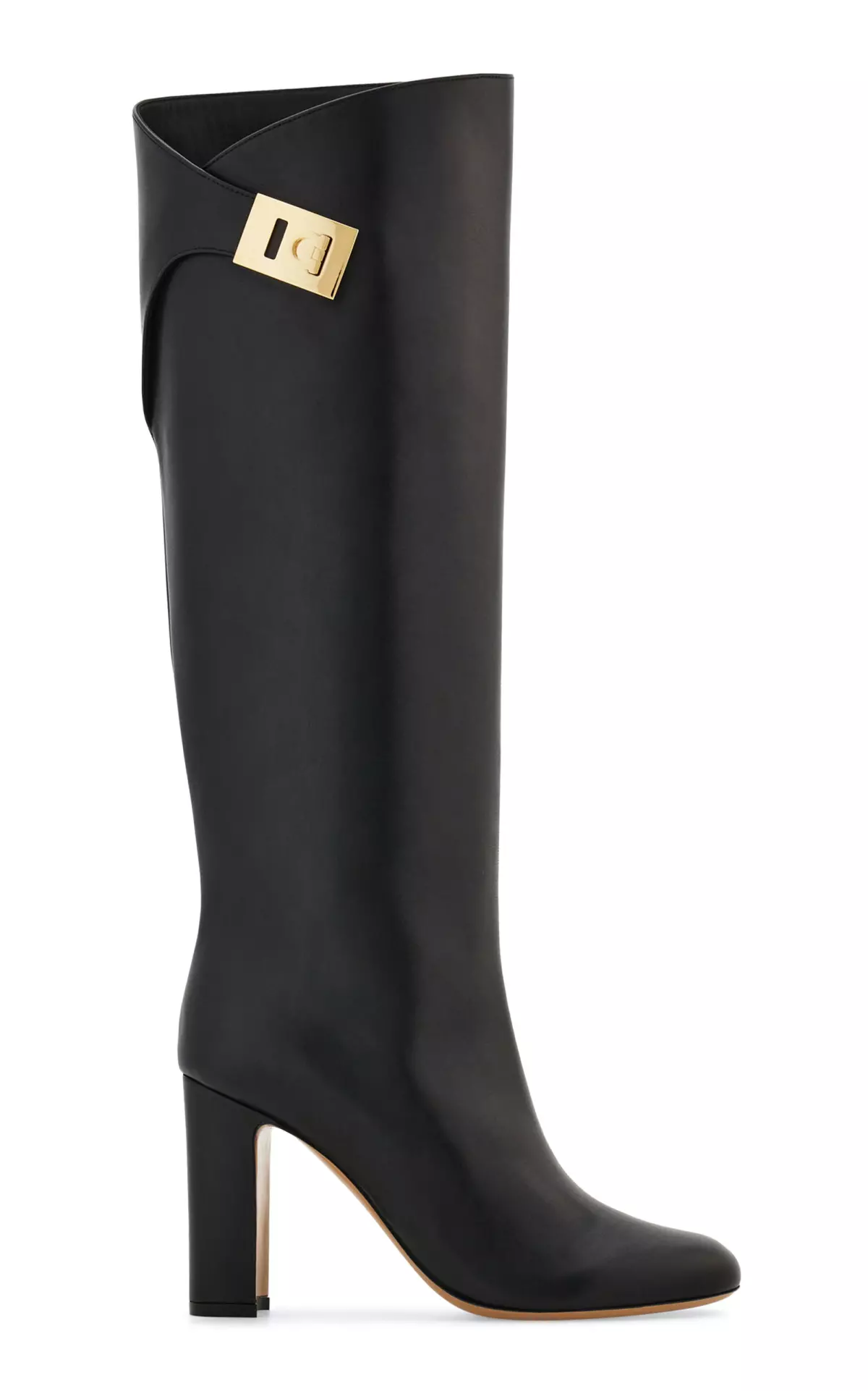 Enni Leather Knee Boots
