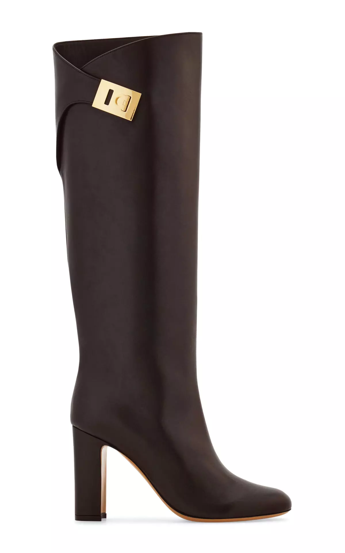 Enni Leather Knee Boots