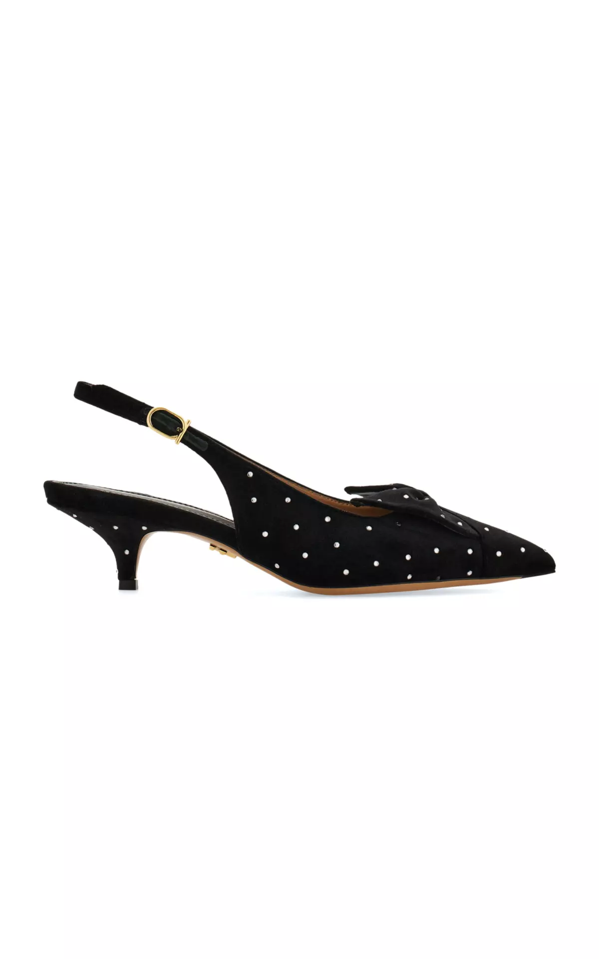 Felli Embellished Velvet Slingback Pumps