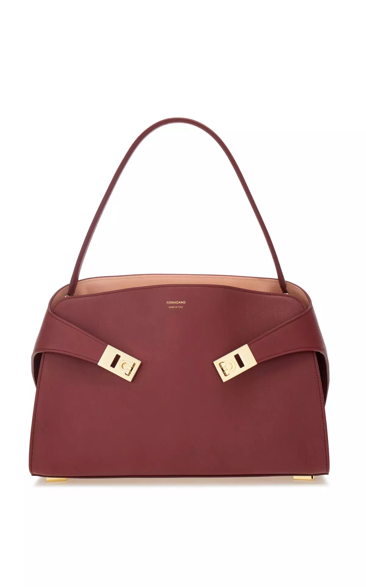 Small Hug Leather Shoulder Bag